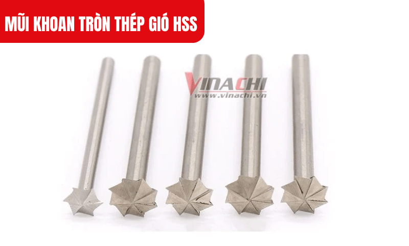 Mũi khoan tròn thép gió HSS nhanh bị mòn dù mới sử dụng vài lần do khoan với tốc độ quá cao