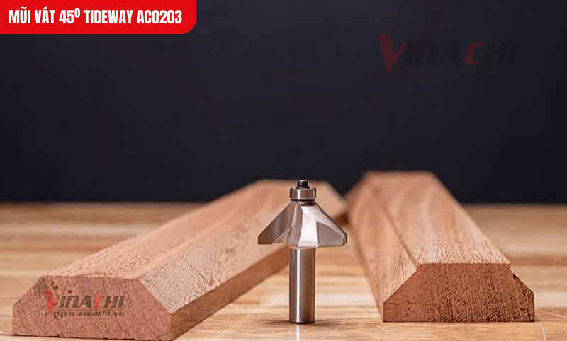 Thân mũi làm bằng thép chịu lực, giúp giảm rung và tăng độ ổn định khi vận hành