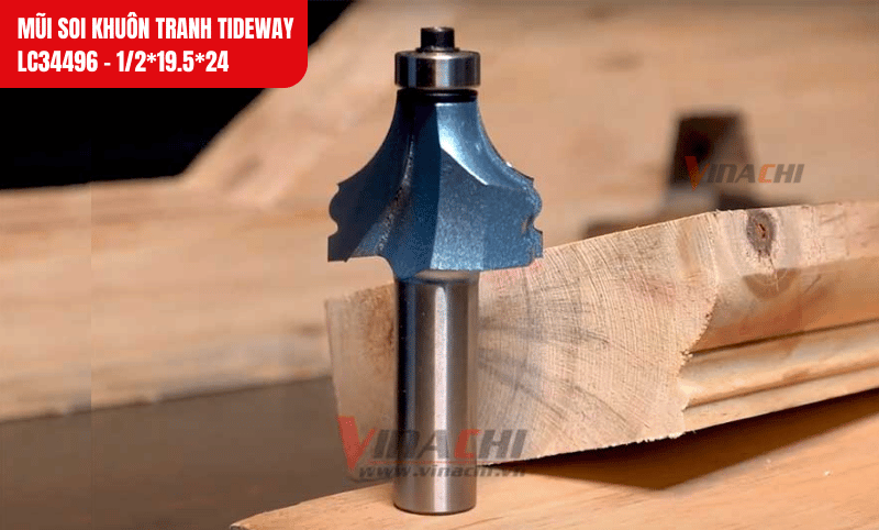 Thiết kế lưỡi hợp kim bền chắc, phù hợp làm việc lâu dài trên gỗ cứng