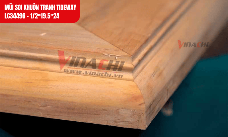 Mũi ăn sâu 10,4mm giúp tạo độ nổi rõ nét cho các đường gờ, phào chỉ tranh. các sản phẩm nội thất cao cấp