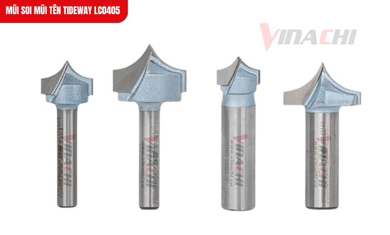 Mũi soi mũi tên Tideway LC0405 đa dạng kích thước, đáp ứng đa dạng nhu cầu soi gỗ của thợ lành nghề