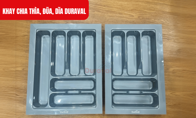 Khay chia dụng cụ bếp Duraval thiết kế nhiều ngăn linh hoạt cho mọi dụng cụ nhỏ