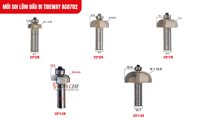 Mũi soi đa dạng kích thước, đáp ứng linh hoạt nhu cầu chế tác chi tiết