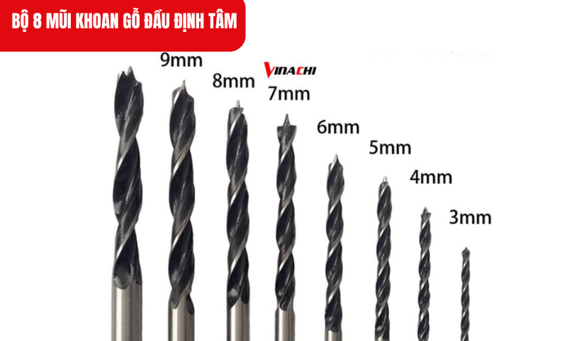 Mũi khoan có thể bị gãy do bạn ép lực quá mạnh, khoan quá sâu mà không rút phôi gỗ ra hoặc gỗ quá cứng