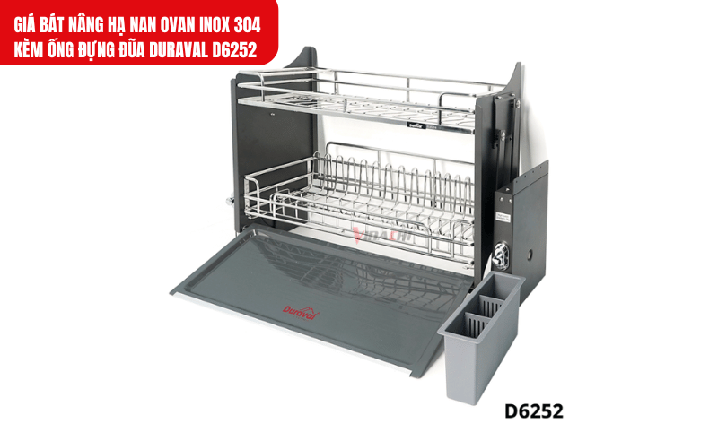 Sản phẩm Duraval D6252 có khả năng chịu tải lên đến 20kg, phù hợp cho gia đình với nhu cầu sử dụng lớn