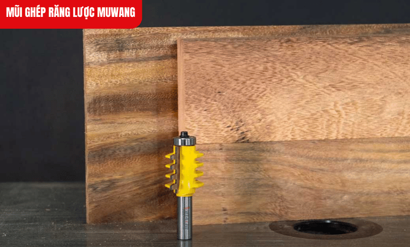 Thiết kế dạng răng lược giúp định vị phôi chính xác, hạn chế xô lệch trong quá trình ghép