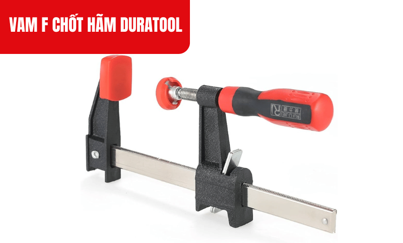 Thiết kế chốt hãm giúp tăng độ ma sát giữa vam và vật liệu được kẹp, ngăn ngừa sự trượt hoặc dịch chuyển