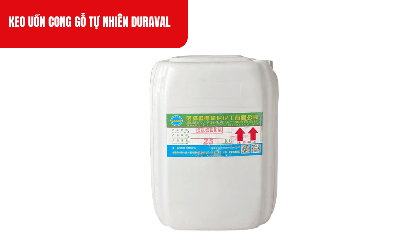 Với dung tích 25 cân, Keo uốn cong Duraval là lựa chọn lý tưởng cho các công trình lớn, giúp tiết kiệm chi phí