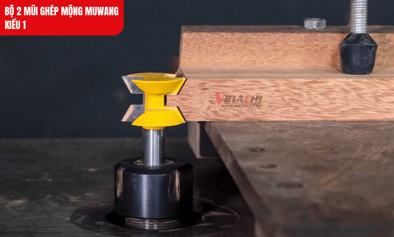 Thiết kế cốt lắp 12.7mm, tương thích hoàn hảo với các máy phay phổ biến trong ngành mộc