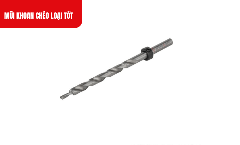 Mũi khoan chéo loại tốt được làm từ thép độ cứng cao, chịu được áp lực lớn