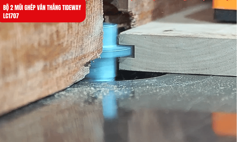 Mũi tạo rãnh có đường kính mũi lớn, hỗ trợ xử lý nhanh và hiệu quả các bề mặt ván rộng