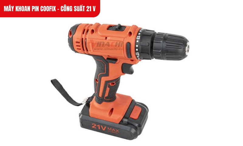 Máy khoan pin Coofix 21V – Nhẹ, gọn, cầm thoải mái, thao tác dễ dàng!