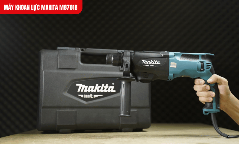Máy khoan lực Makita M8701B – Thiết kế gọn, cầm chắc tay
