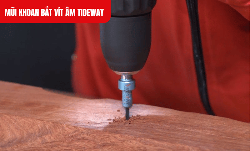 Thân thép chịu lực kết hợp mũi khoét hợp kim Đức và mũi mồi thép HSS tăng độ bền và khả năng cắt sắc bén