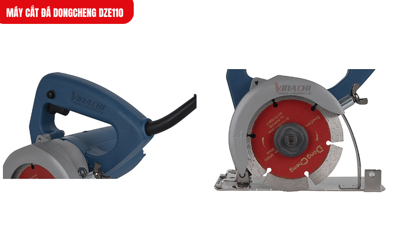 Máy có khả năng cắt linh hoạt với góc nghiêng 0-45 độ cùng độ sâu cắt lên đến 30mm