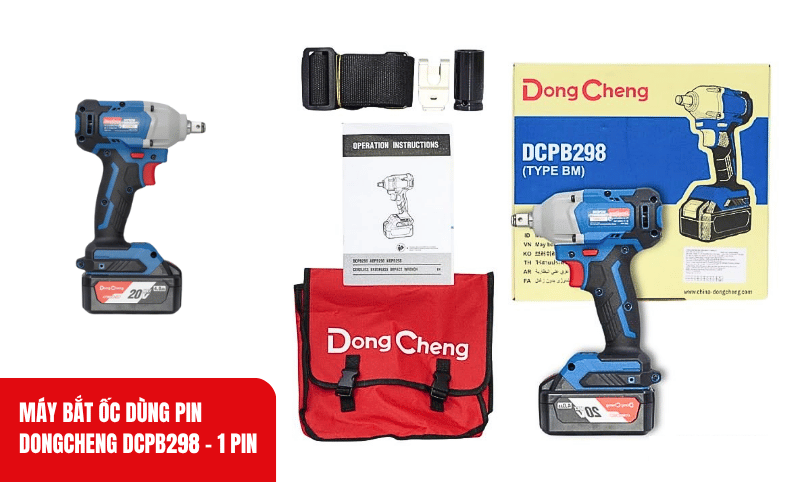 Bộ phụ kiện đa năng của máy bắt ốc dùng pin Dongcheng DCPB298 – Hỗ trợ tối đa công việc