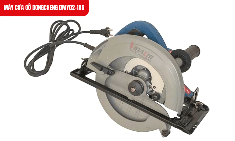 Máy cưa gỗ Dongcheng DMY02-185 lưỡi cưa sắc bén, phù hợp cắt nhiều loại gỗ với độ chính xác cao