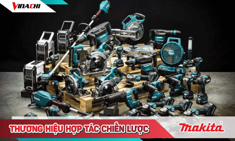 Makita là thương hiệu nổi tiếng với các dòng công cụ điện cầm tay chất lượng cao