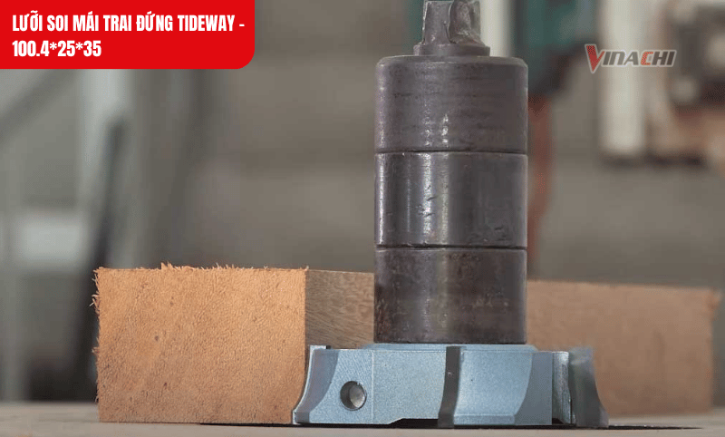 Lưỡi soi Tideway 100.42535 tạo chỉ soi mịn, chuẩn xác trên mọi loại gỗ cứng