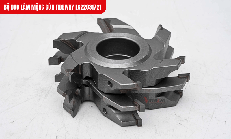 Bộ lưỡi thiết kế 6 cánh giúp cắt mịn, giảm rung và nâng cao độ ổn định