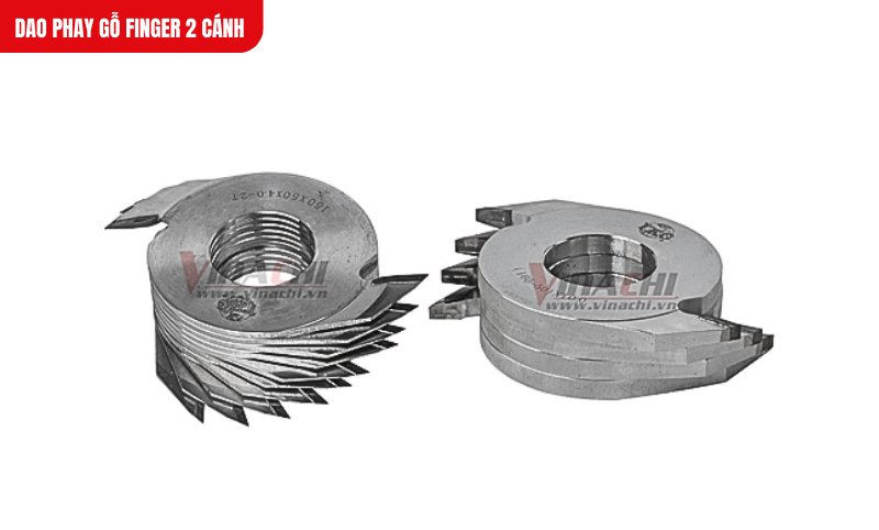 Dao phay gỗ Finger 2 cánh chuyên dùng để ghép nối các thanh gỗ ngắn thành thanh dài