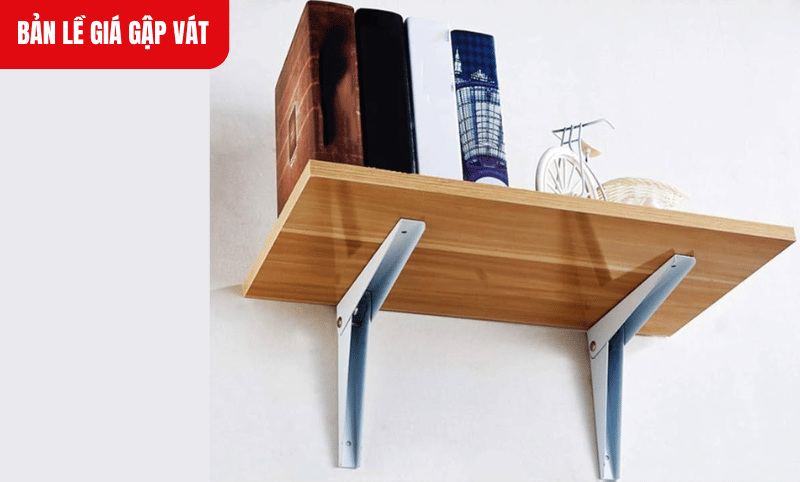 Với sức tải tối đa lên đến 60kg, Bản lề giá gập vát sử dụng cho các loại bàn gập hoặc giá đỡ chứa đồ nặng
