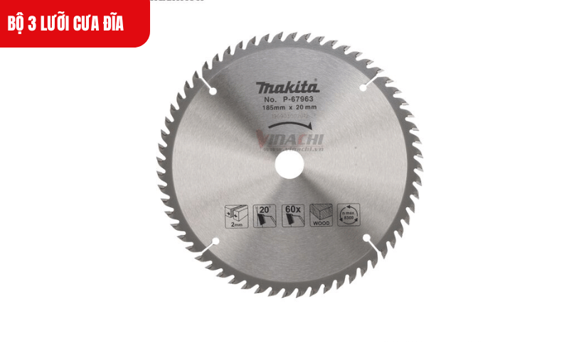Các lưỡi cưa được làm từ thép gió, hợp kim carbide tungsten và phủ kim cương, đảm bảo độ bền, sắc bén