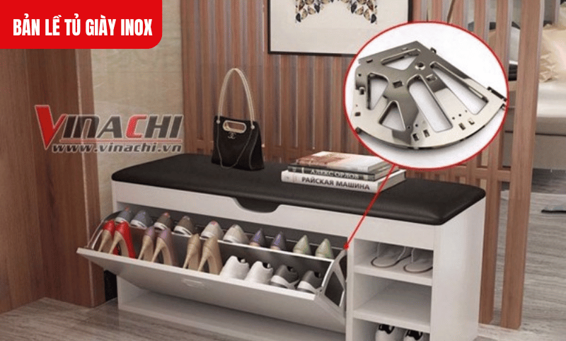 Đảm bảo chọn bản lề phù hợp với thiết kế tủ giày 1 ngăn, 2 ngăn hoặc 3 ngăn