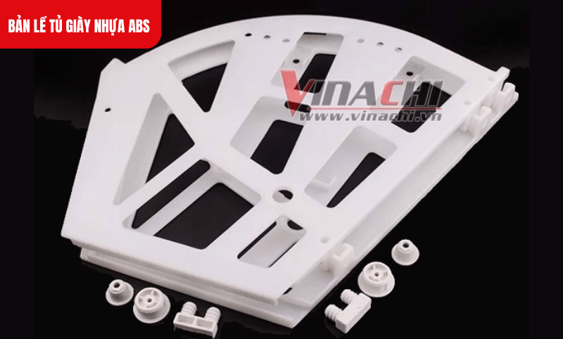 Bản lề tủ giày được làm từ nhựa ABS cao cấp, có độ cứng và độ đàn hồi tốt