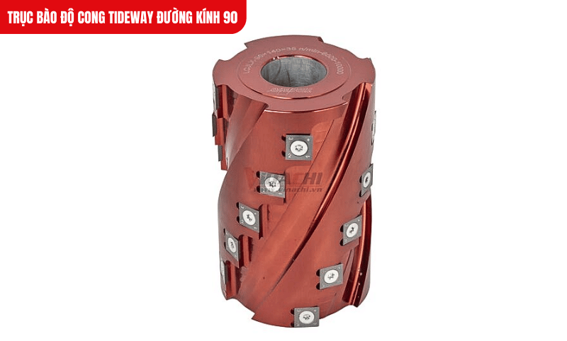 Trục bào độ cong đường kính 90mm, chuyên dùng tạo hình uốn lượn trên gỗ kích thước lớn