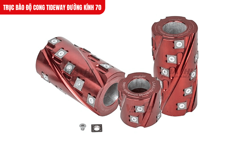 Trục bào giúp tạo đường cong đều đặn, mượt mà trên các chi tiết gỗ uốn lượn hoặc mặt phẳng bo cạnh
