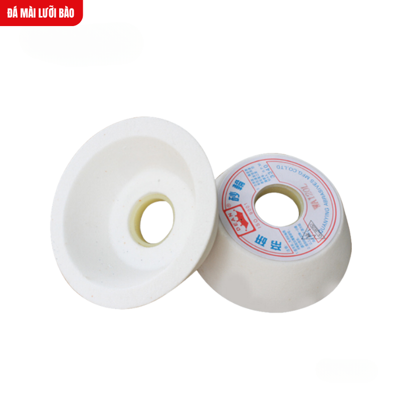 Đá mài lưỡi bào chất liệu cứng chắc, mài nhanh, bền lâu, dễ lắp đặt, phù hợp nhiều loại máy và lưỡi bào.