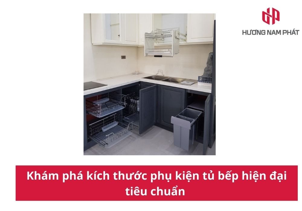 Khám phá kích thước phụ kiện tủ bếp hiện đại tiêu chuẩn