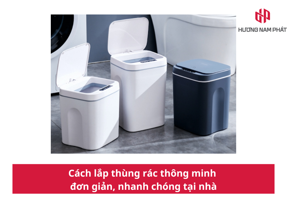 Cách lắp thùng rác thông minh đơn giản, nhanh chóng tại nhà