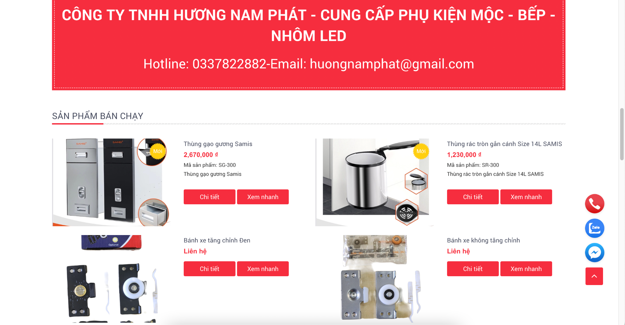 Các sản phẩm đa dạng từ các thương hiệu nổi tiếng