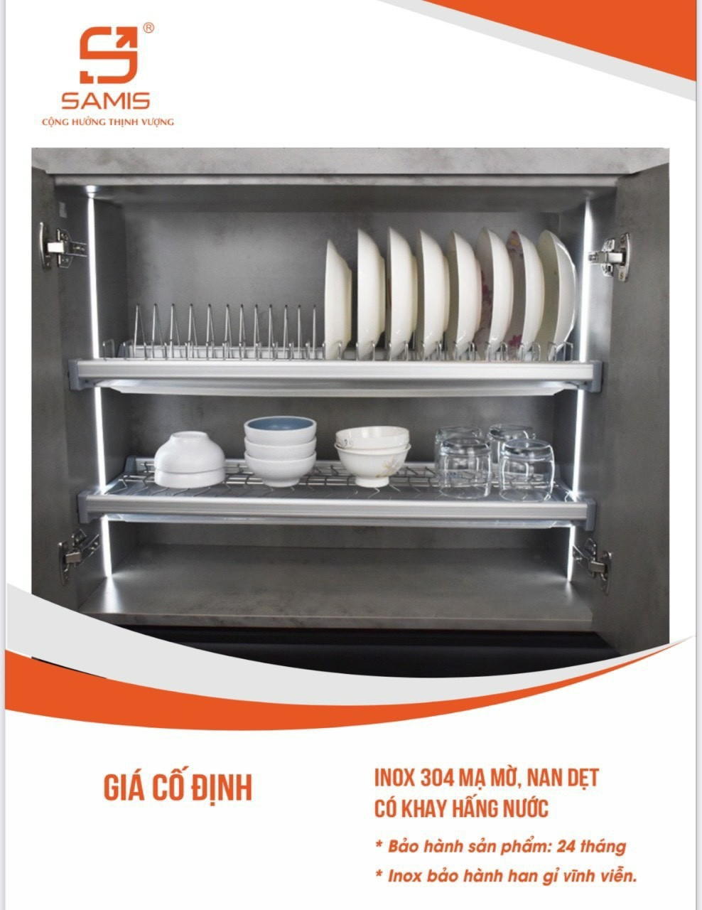 Giá bát cố định