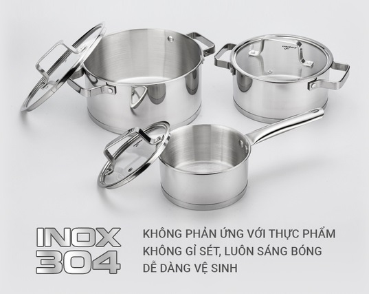 Sử dụng ”Inox 304 có an toàn không?” thường là câu hỏi của nhiều bà nội trợ khi muốn mua dùng cho gia đình