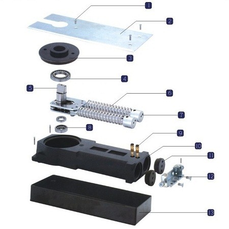 Cấu tạo bản lề cửa thủy lực