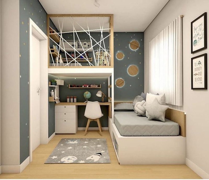 Bố trí đồ đạc trong phòng ngủ nhỏ hợp lý