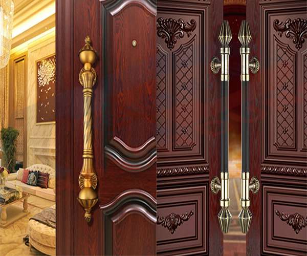 Tay nắm cửa gỗ dạng thanh dài