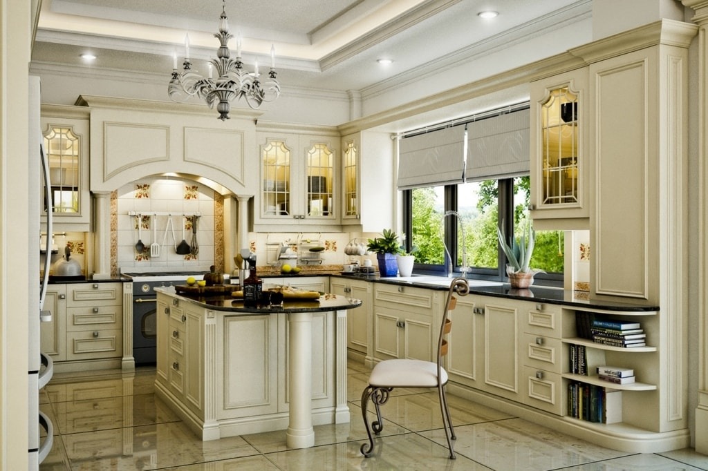 Phòng bếp tân cổ điển