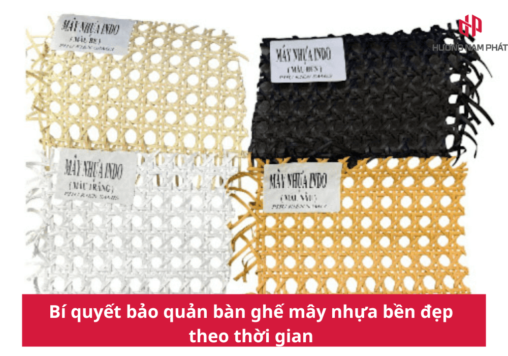 Bí quyết bảo quản bàn ghế mây nhựa bền đẹp theo thời gian