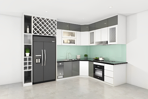 Bố trí bếp và chậu rửa hợp lý