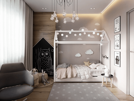 Bố trí phòng ngủ theo sở thích của bé