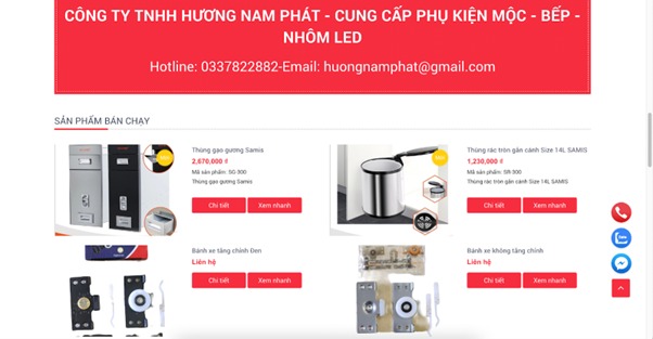 Các sản phẩm tại Hương Nam Phát