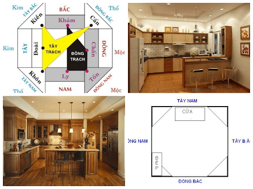 Cách đặt hướng bếp đúng phong thủy
