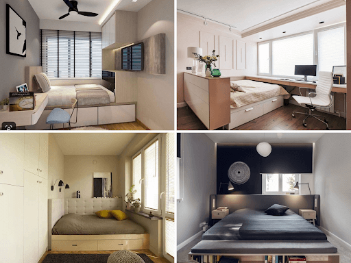 Cách trang trí phòng ngủ 5m2 đầy đủ tiện nghi