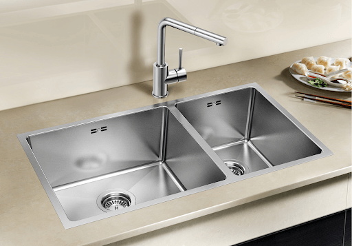 Chậu rửa chén inox Hafele Blanco Quatrus R15