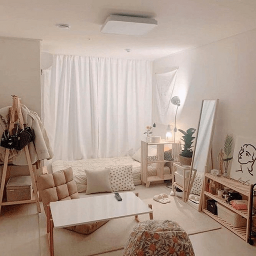 Sử dụng gương để “ăn gian” diện tích