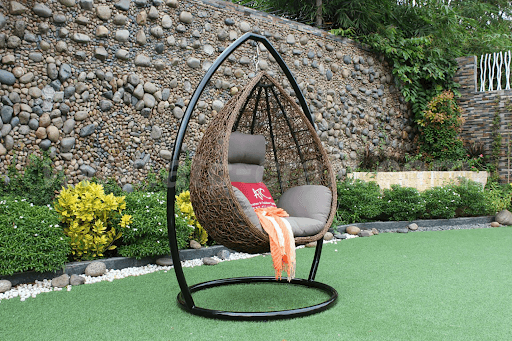 Ghế xích đu mây nhựa hình tổ chim - Giá bán: 2.850.000đ